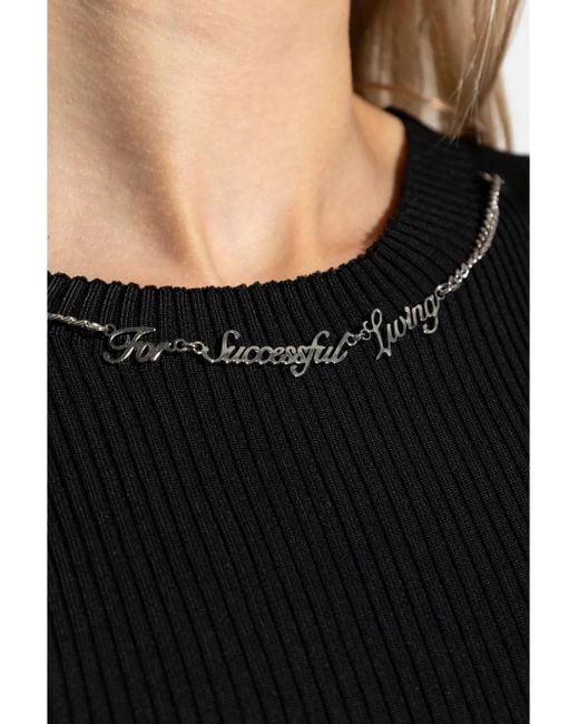 DIESEL Black Dress M-Ango-Ls