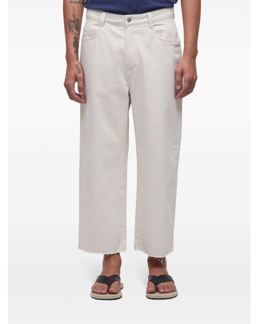 Osklen White Arpoador Wide-Leg Trousers for men