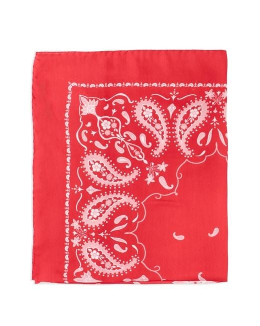 Destin Red Pino Paisley Scarf
