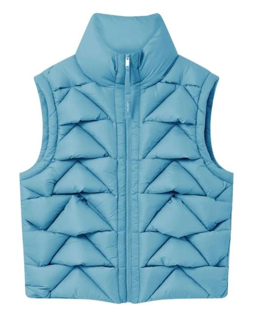 Axel Arigato Blue Quilted Gilet for men