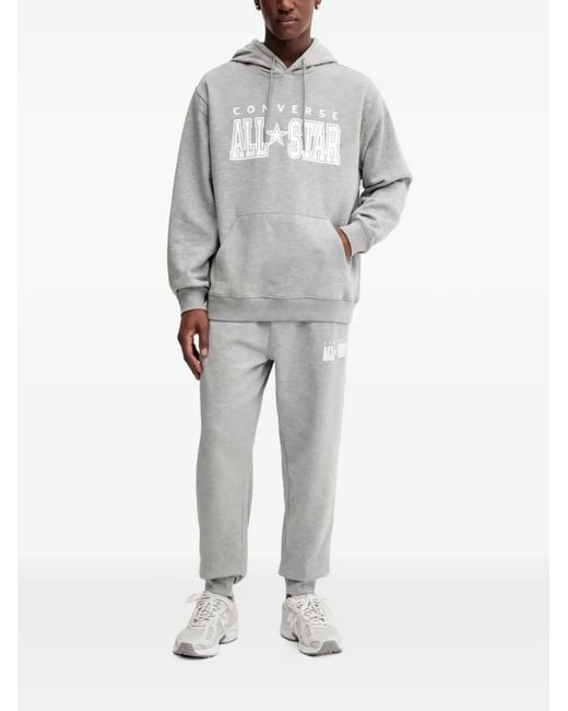 Converse Gray Graphic Hoodie for men