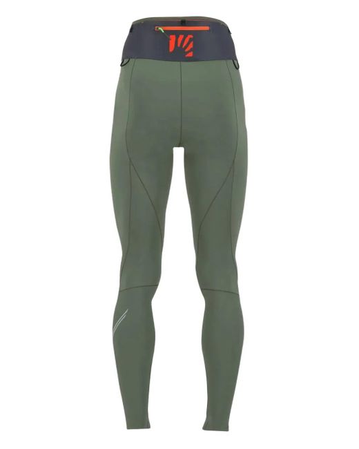 Karpos Green Logo-Print Leggings for men