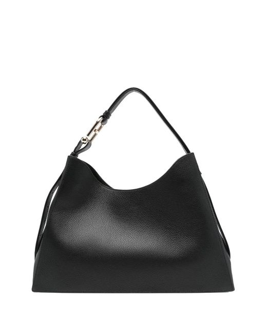 Furla Black Small Nuvola Shoulder Bag