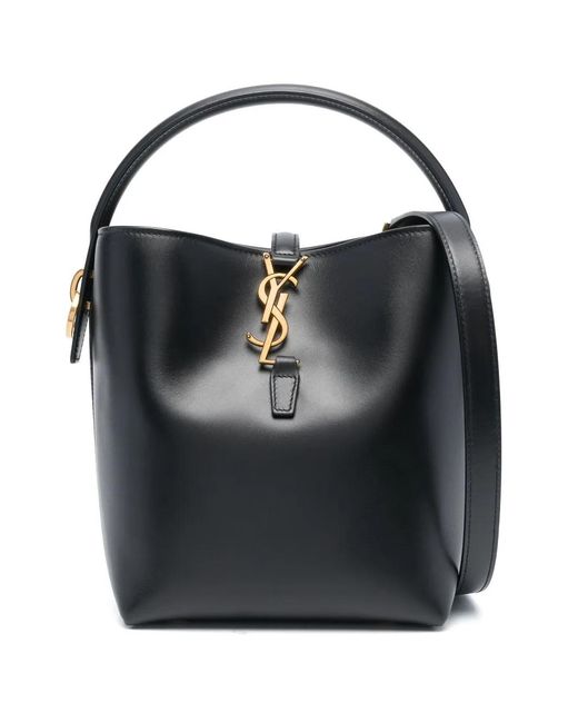 Saint Laurent Black Le 37 Small Shoulder Bag
