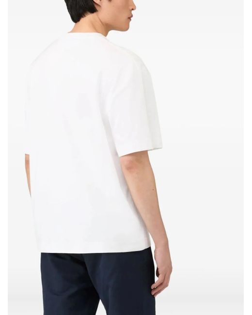 Sunspel White Oversized Heavyweight T‑Shirt for men