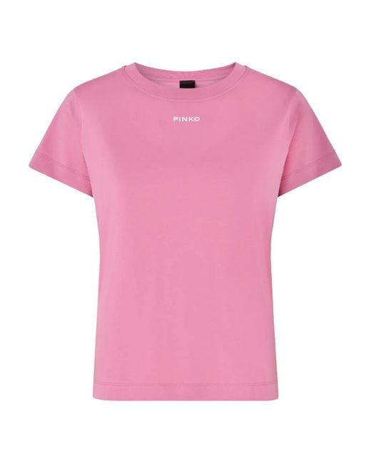 Pinko Pink Logo T-Shirt