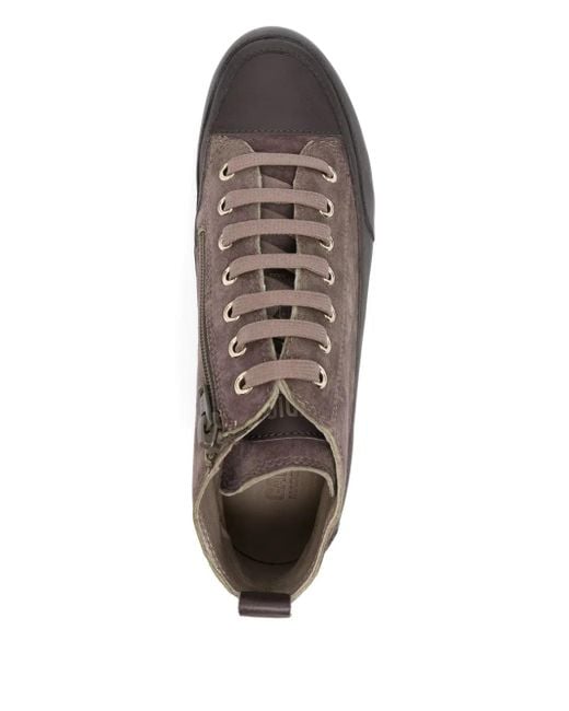 Candice Cooper Brown Suede Sneakers