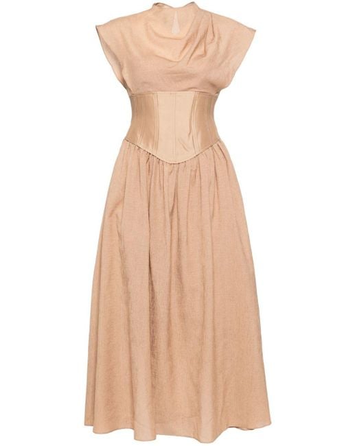 Chats by C.Dam Natural Anatola Dress