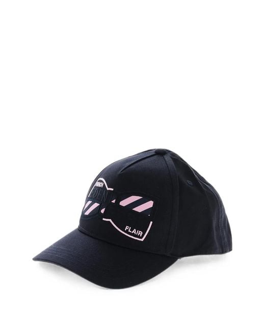 Eden Park Blue Logo-Embroidered Cap for men