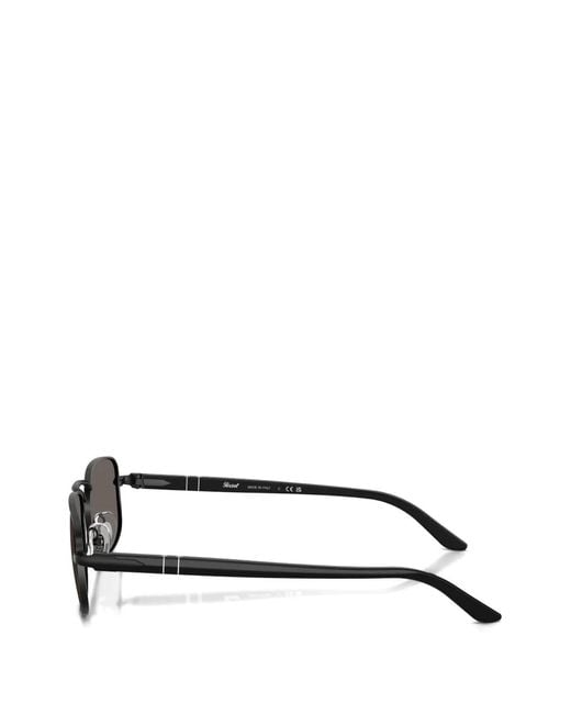 Persol Gray Rectangle-Frame Sunglasses