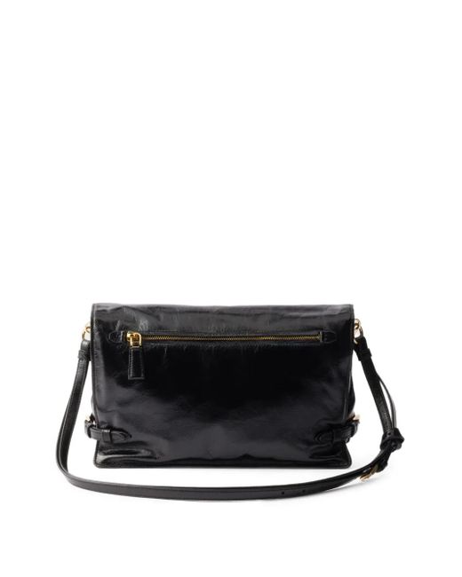 Prada Black Medium Leather Shoulder Bag