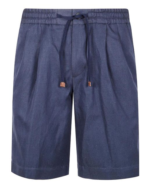 Incotex Shorts mit Kordelzug in Blue für Herren