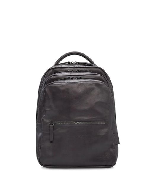 メンズ Marsèll レザー バックパック Black