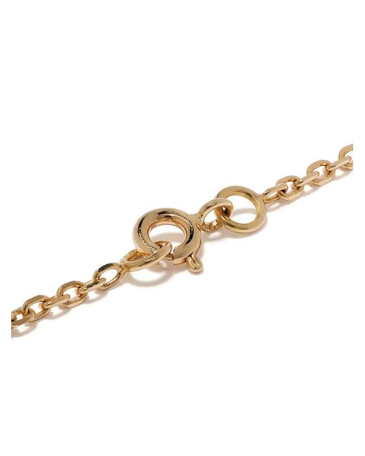 Aurelie Bidermann Metallic 18Kt Paper Clip Diamond Bracelet