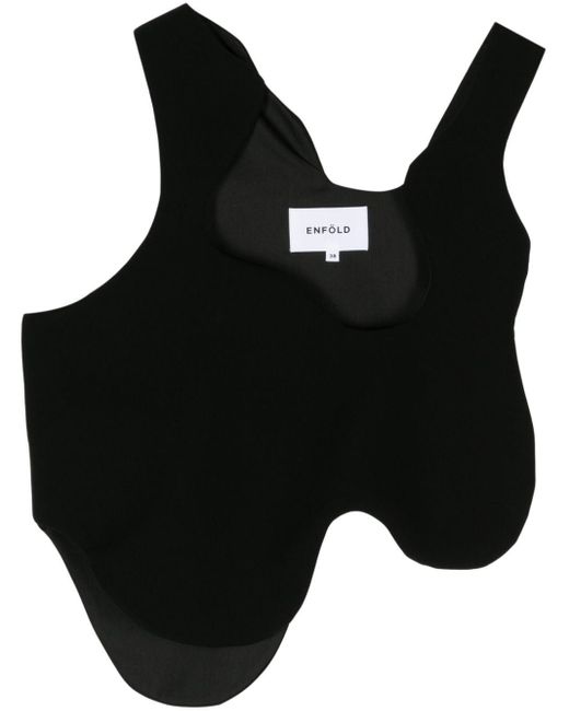 Enfold Black Wave Vest