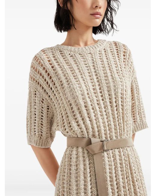Brunello Cucinelli ニットドレス Natural