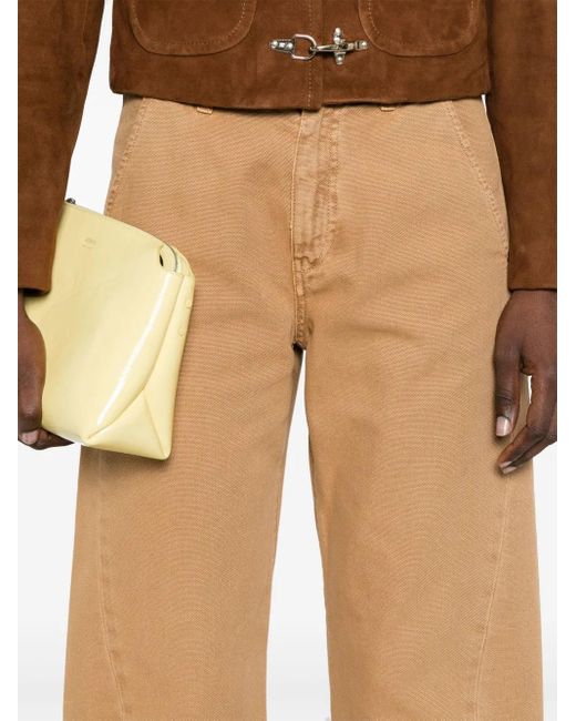 Victoria Beckham Twisted Slouch ジーンズ Natural