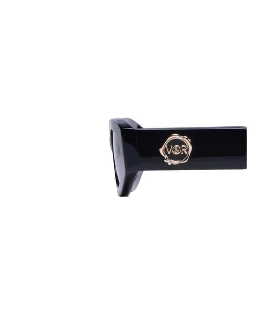 Viktor & Rolf Purple Oval-Frame Sunglasses