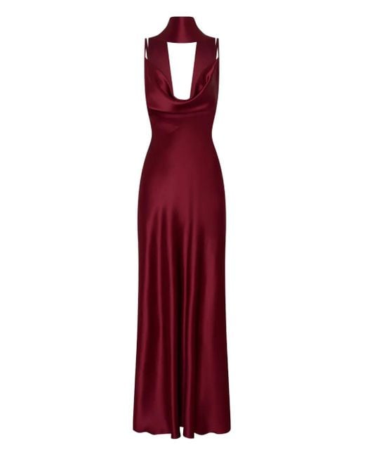 Vestido Geneva con cuello desbocado Nicholas de color Red