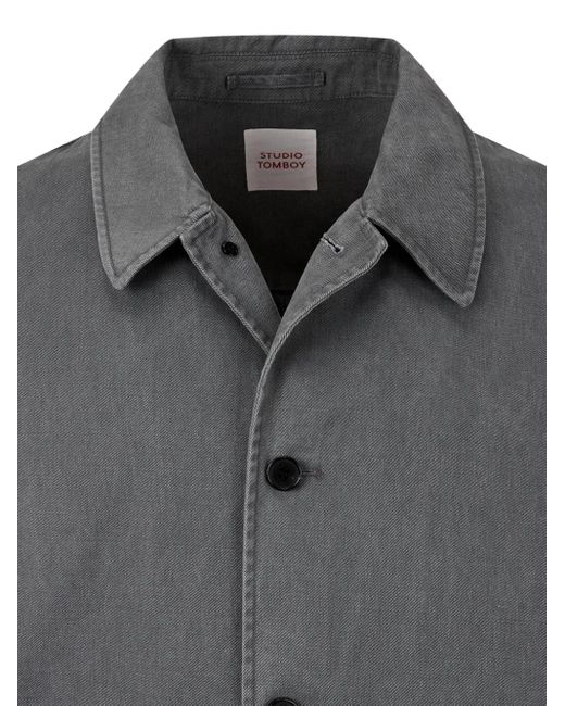 Studio Tomboy X Gray Utility-Pockets Jacket