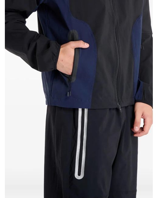 Nike Blue Colour-Block Woven Jacket for men