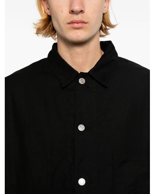 Edwin Coverall Hemd in Black für Herren