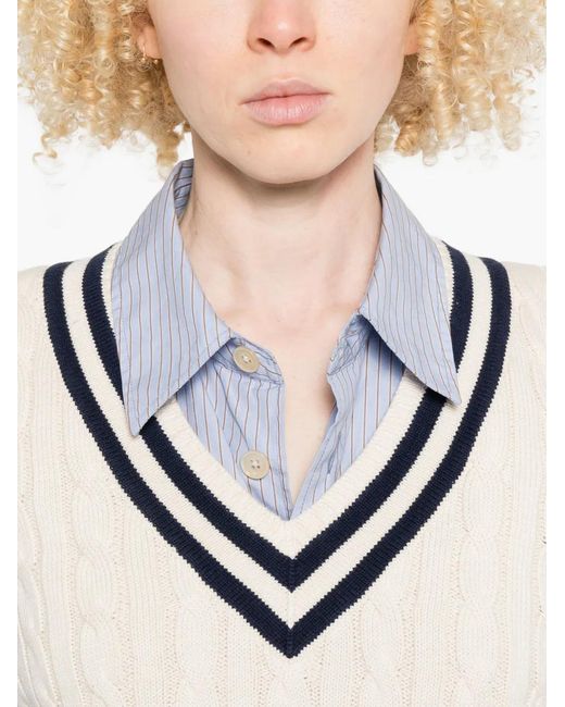 Ralph Lauren Gestreept Hemd in het White