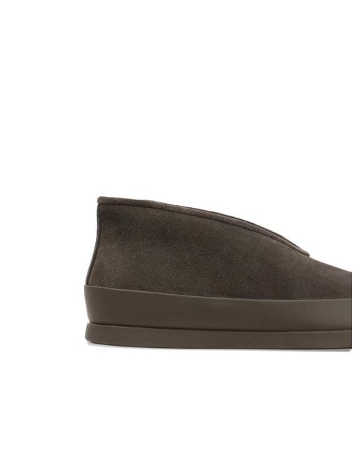12 STOREEZ Brown Teplo Shearling-Lined Loafers