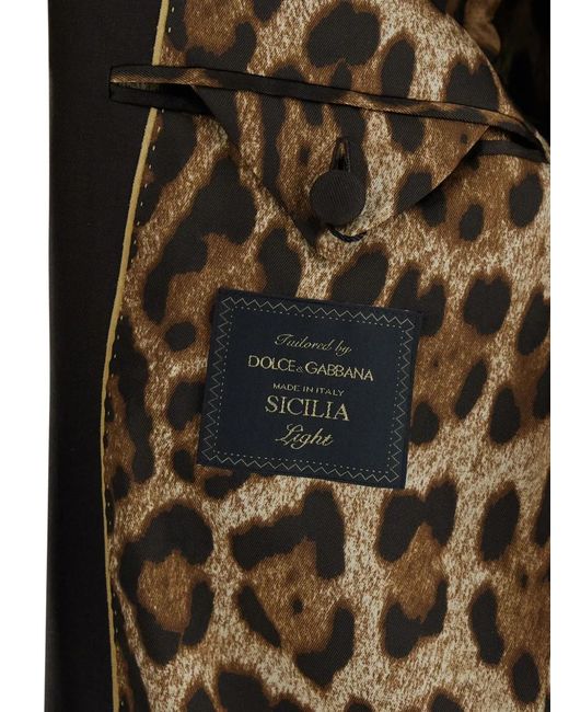 メンズ Dolce & Gabbana Sicilia テーラードジャケット ブラック | Lyst