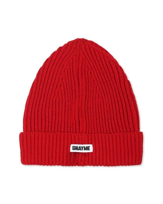 Ghayme Red Cloud-Appliqué Beanie for men