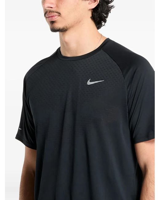 Nike Stride Hardloopshirt in het Black voor heren