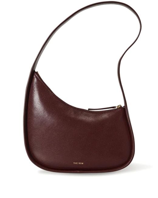 The Row Purple Half Moon Shoulder Bag