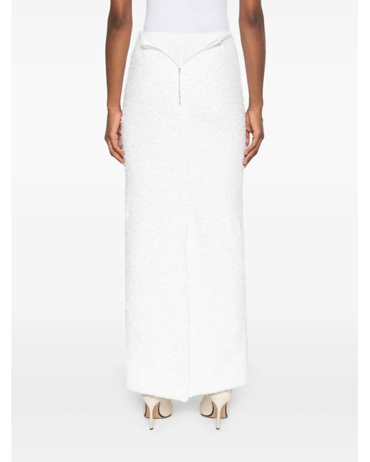 Balenciaga メタリック スカート White