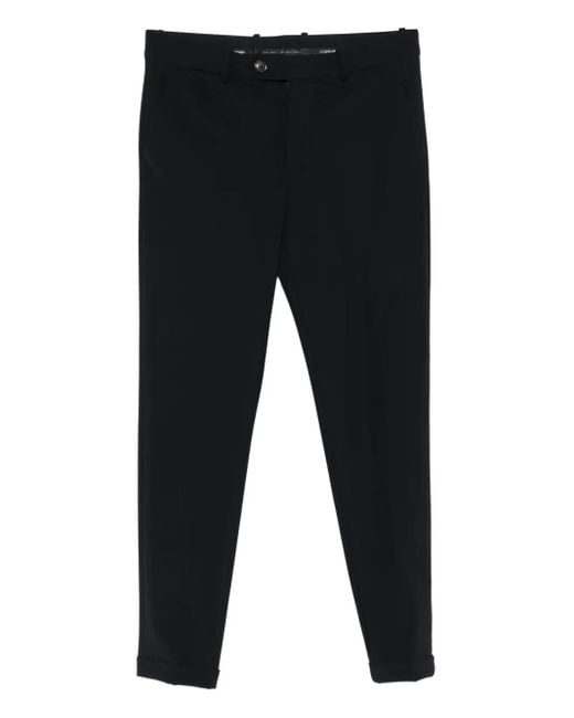 Pantalones Con Tobillos Ajustados Rrd de hombre de color Black