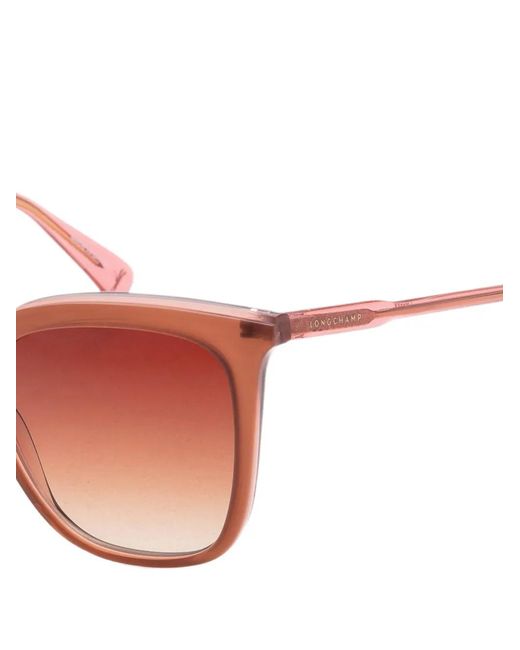 Longchamp Pink Geometric-Frame Sunglasses