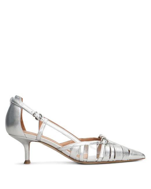 Lella Baldi レザーパンプス White