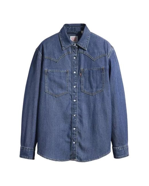 Levi's Blue Teodora Western Shirt