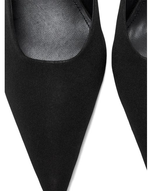 Senso Black 65Mm Pointed-Toe Heeled Mules