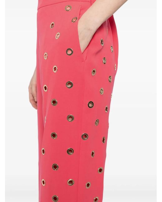 Saiid Kobeisy Metal-Ring Tailored Trousers