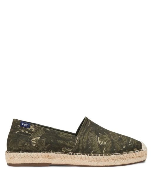 Polo Ralph Lauren Green Cotton Espadrilles for men