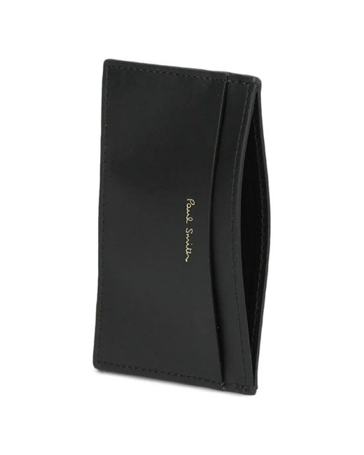 Paul Smith Black Signature Stripe Cardholder for men