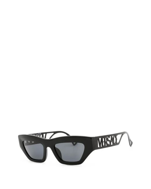 Versace Black Cat-Eye Frame Sunglasses