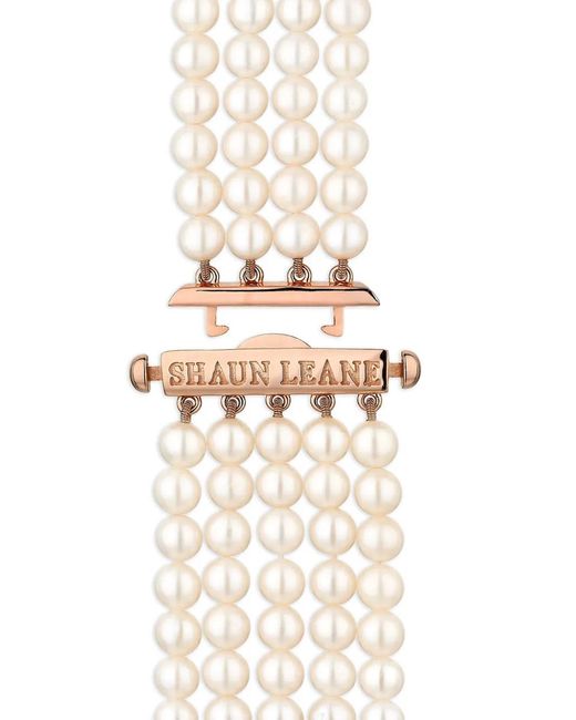 Shaun Leane Natural Cherry Blossom Diamond And Pearl Bracelet
