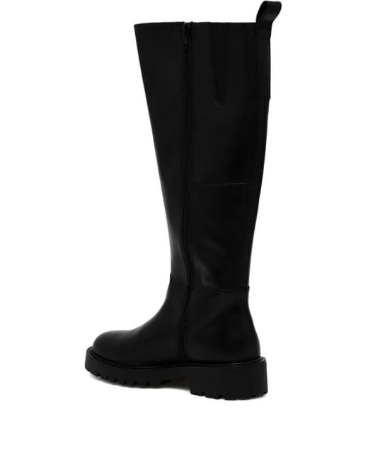 Vagabond Black Kniehohe Stiefel mit Blockabsatz