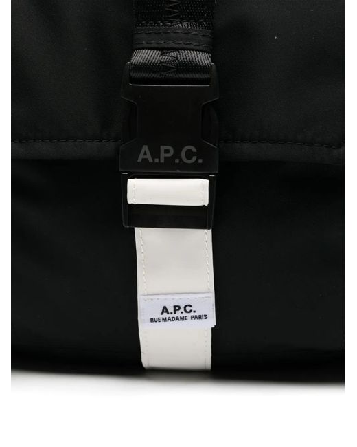 A.P.C. Black Trek Backpack