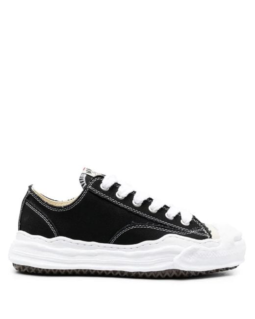 Maison Mihara Yasuhiro Black Hank Low-Top Sneakers