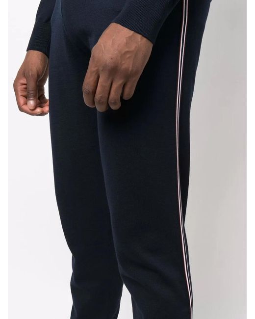 Corneliani Blue Slim-Cut Track Pants for men