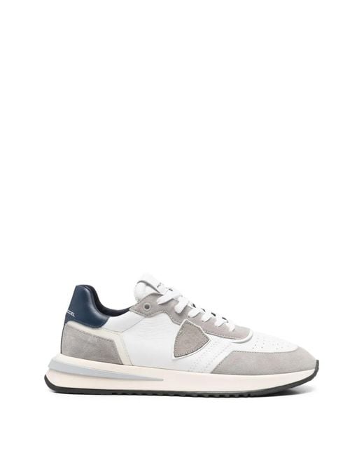 Philippe Model White Prsx Panelled Sneakers for men