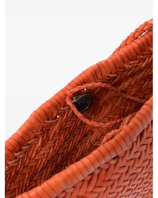 Dragon Diffusion Orange Minsu Leather Cross Body Bag