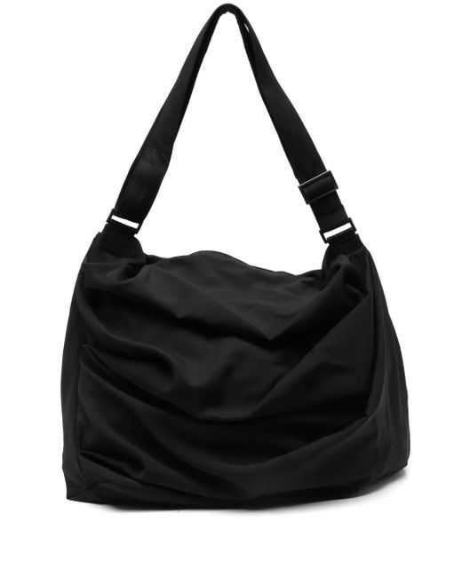 Yohji Yamamoto Black Wool Shoulder Bag